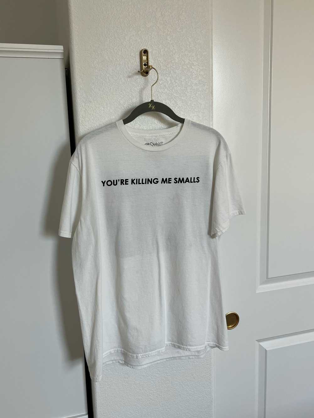 The Sandlot You're Killing Me Smalls Graphic T Shirt White Men's Large Movie Tee